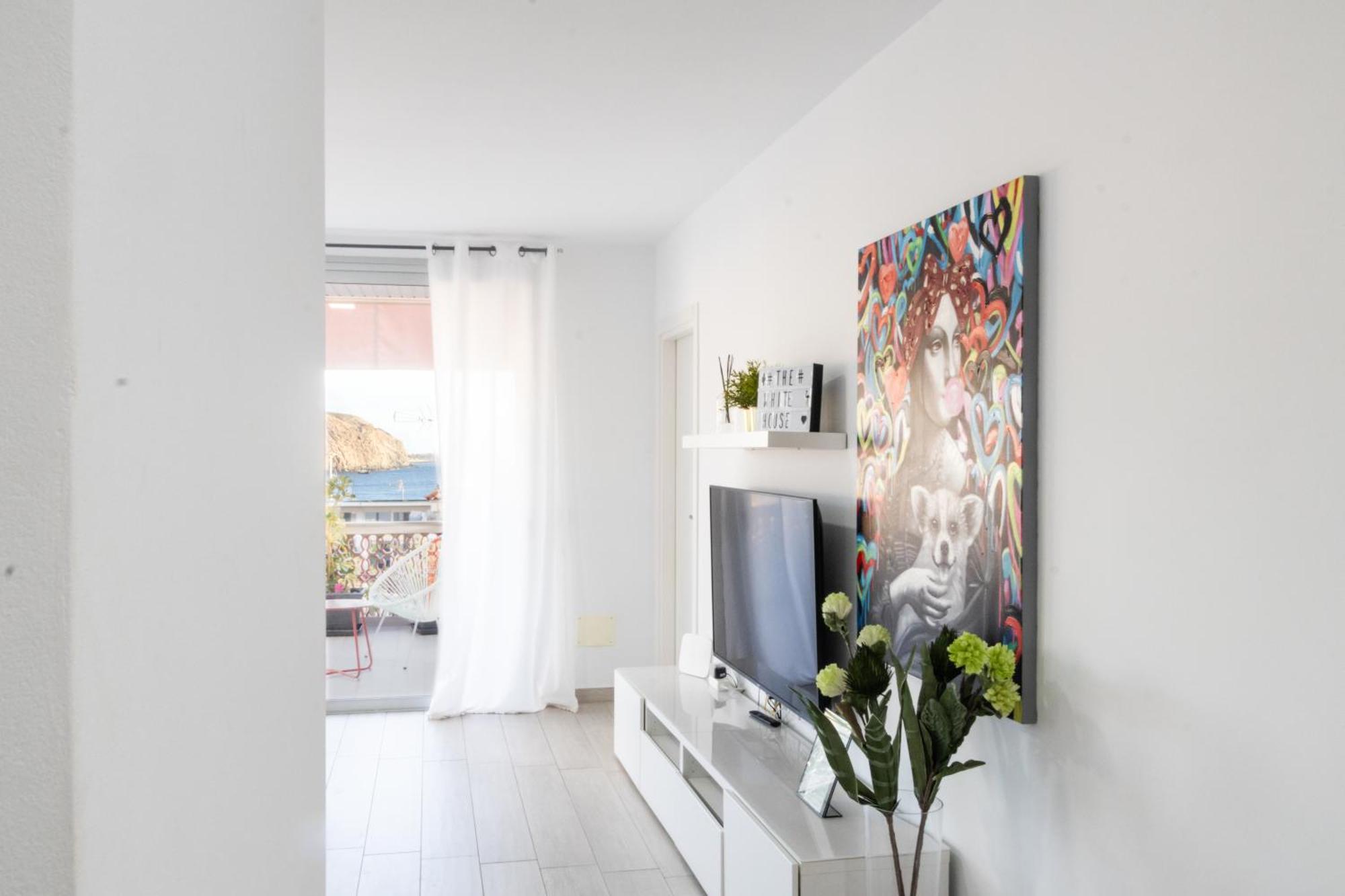 The White Heart House - Attic Sea View Apartment Los Cristianos  Exterior foto
